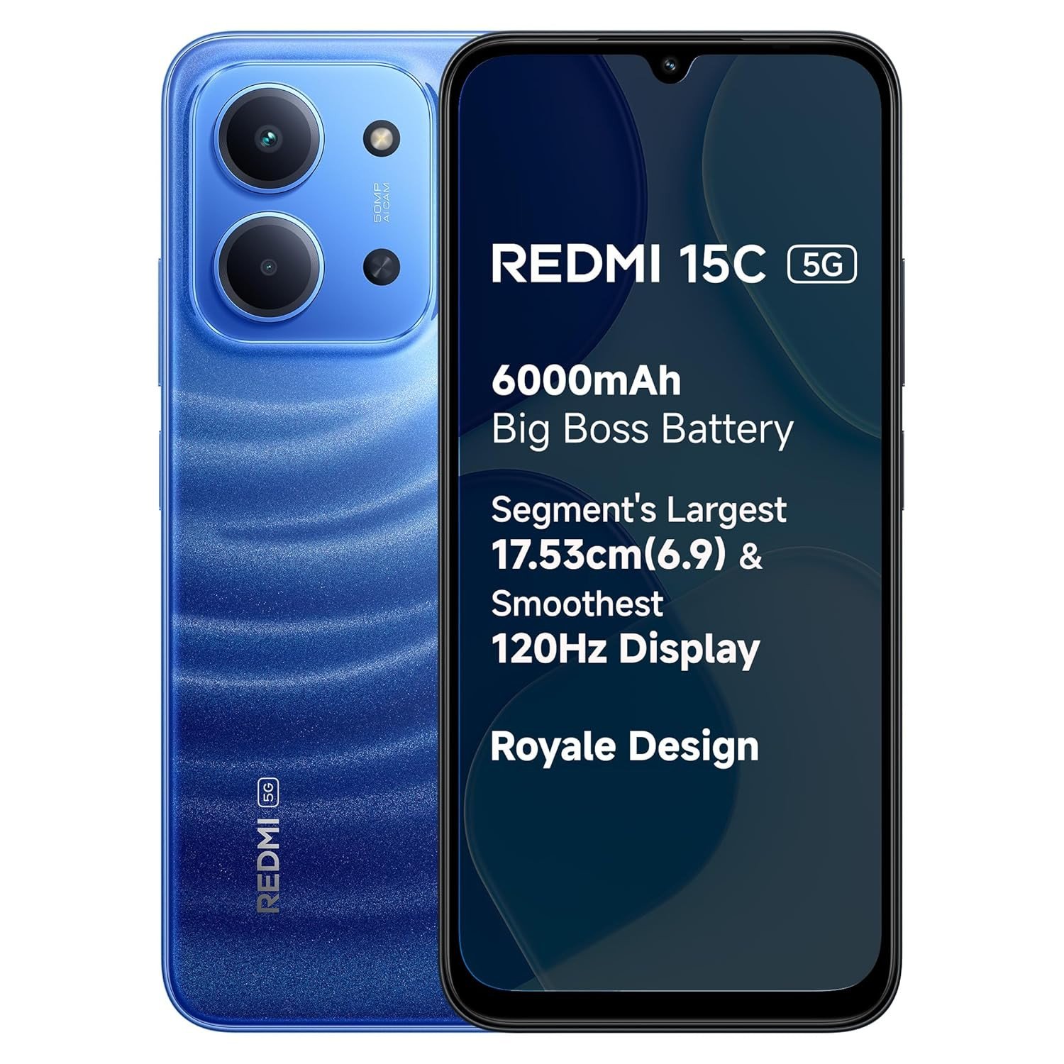 Redmi 15C | 6.9" Large Display | 6000mAh Battery | MediaTek G81-Ultra | 33W Fast Charging