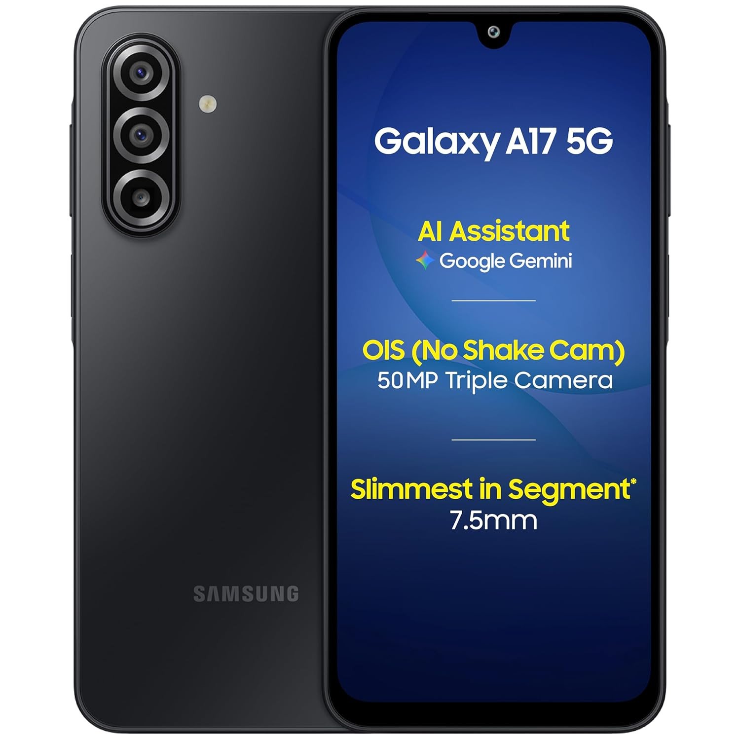 Samsung Galaxy A17 5G| 6.7" sAMOLED 90Hz Display | 50MP Main Camera | 5000mAh Battery