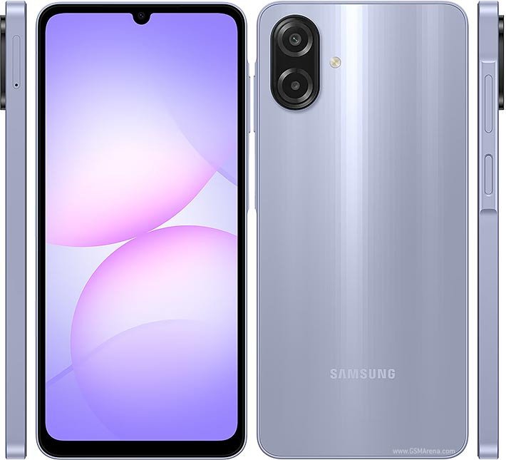 Samsung A07 Smartphone - 50MP Dual Camera, 6.7-inch Large Screen, 128GB Storage, IP54 Water Resistance